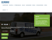 Tablet Screenshot of nessco.no